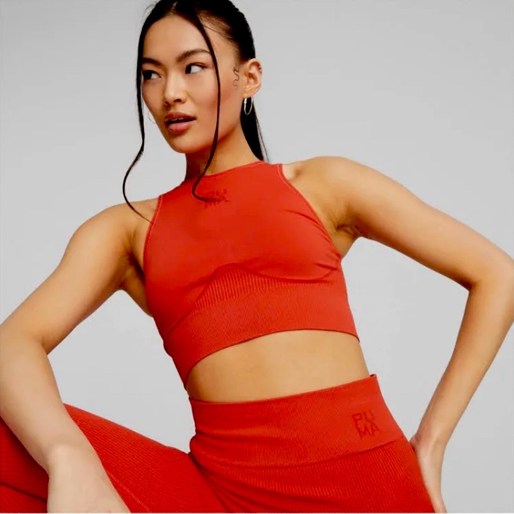 Puma infused evoknit crop top